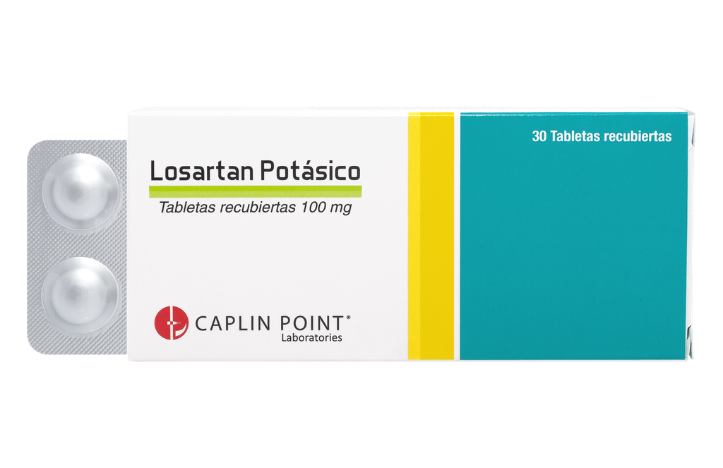 Losartan Potasico 100Mg Caplin Tabletas 30S CaplinPoint Laboratories Ltd.