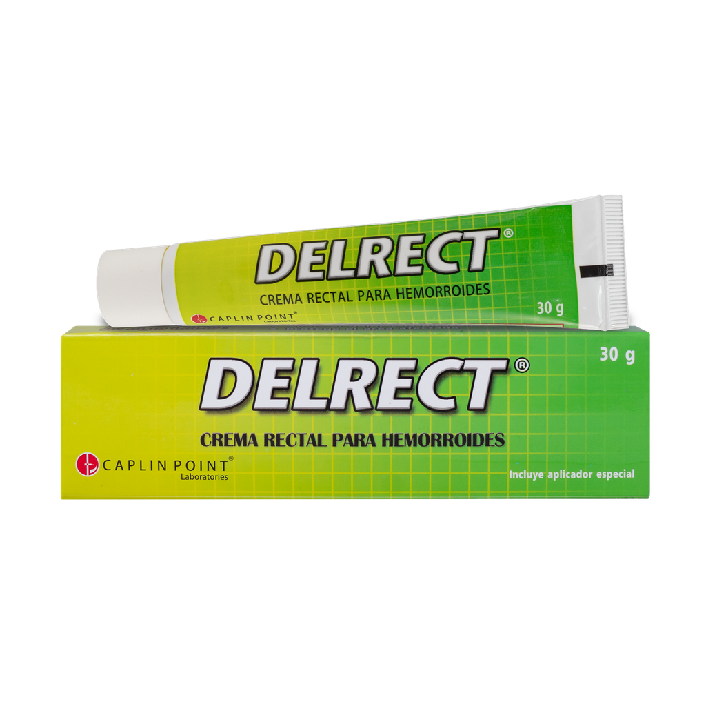 DELRECT Crema Rectal para Hemorroides 30g Caplin Point Laboratories