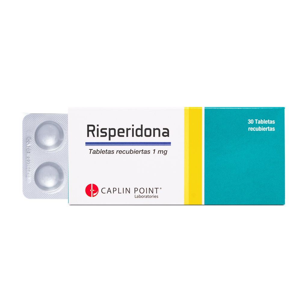 Risperidona 1mg x 30 Tabletas  Caplin Point Laboratories