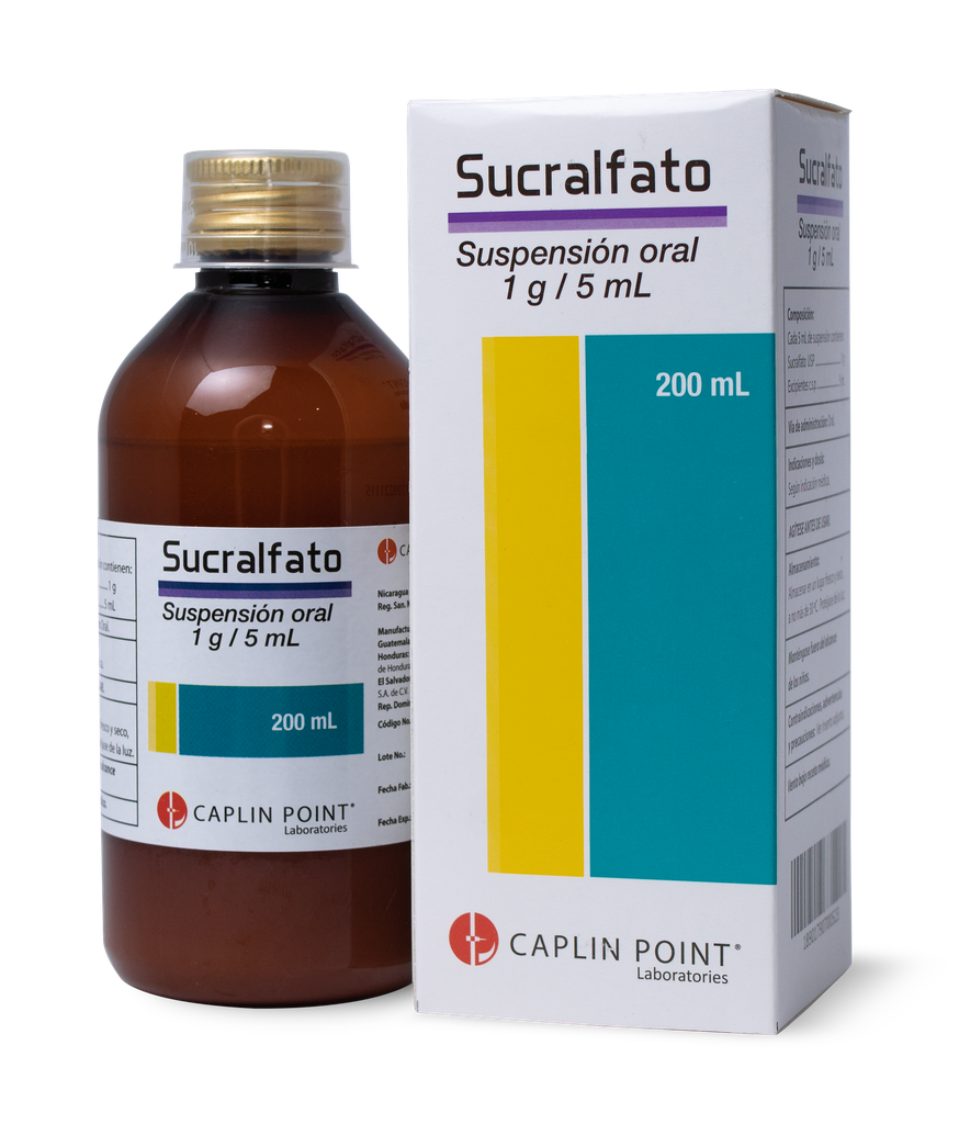 Sucralfato 1 G. /5 Ml. Suspension Oral Caplin Point CaplinPoint Laboratories Ltd.