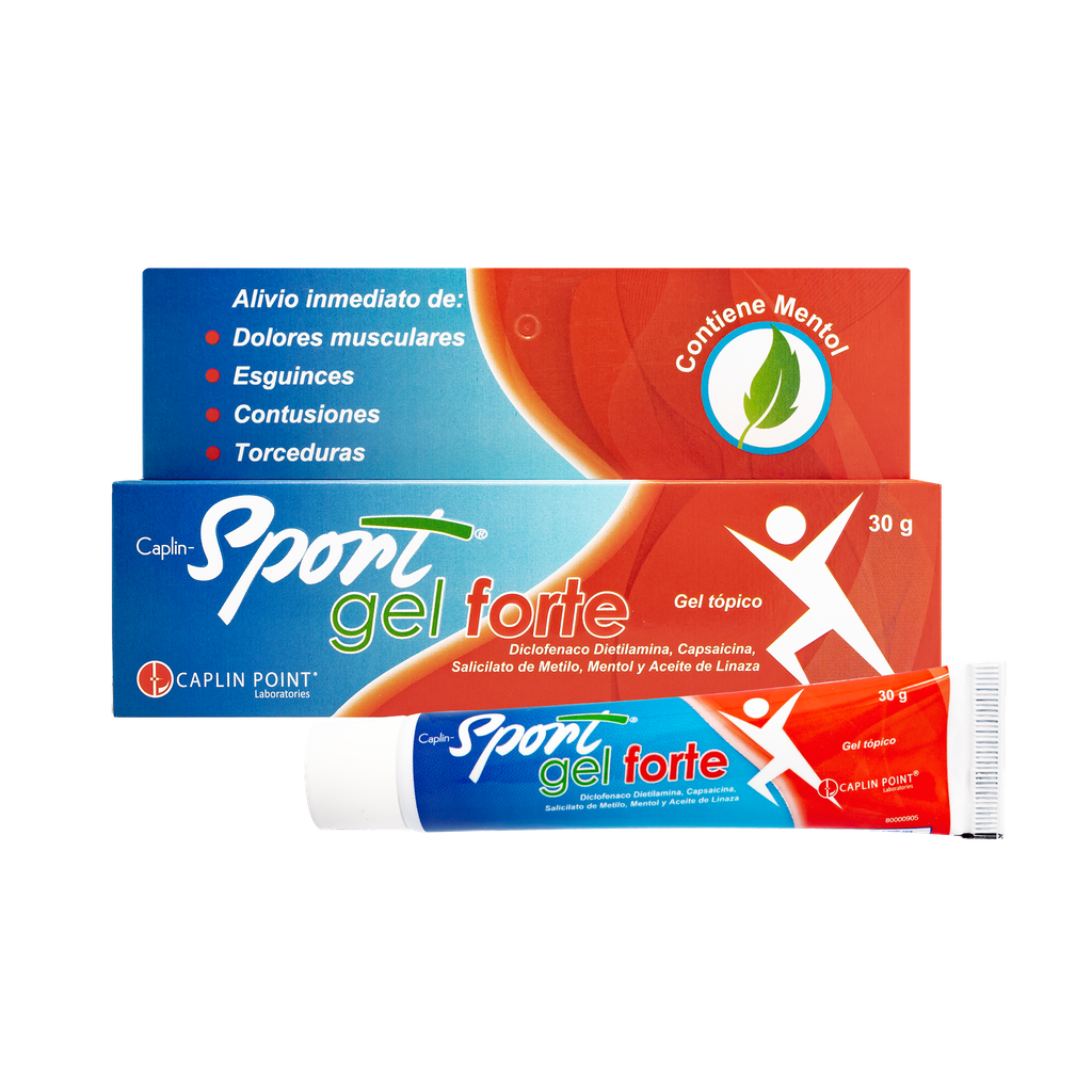 Sport Gel Forte Gel Topico 30 G. Caplin Point CaplinPoint Laboratories Ltd.