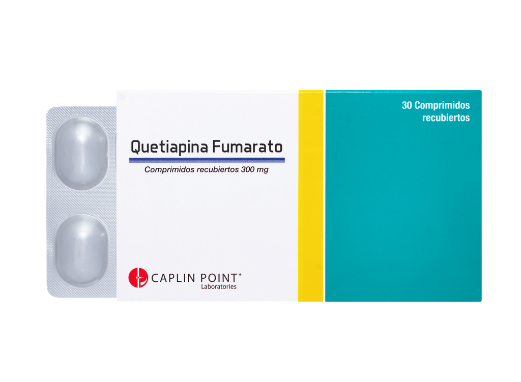 Quetiapina Fumarato  300 Mg. Comprimido Recubierto Caplin CaplinPoint Laboratories Ltd.