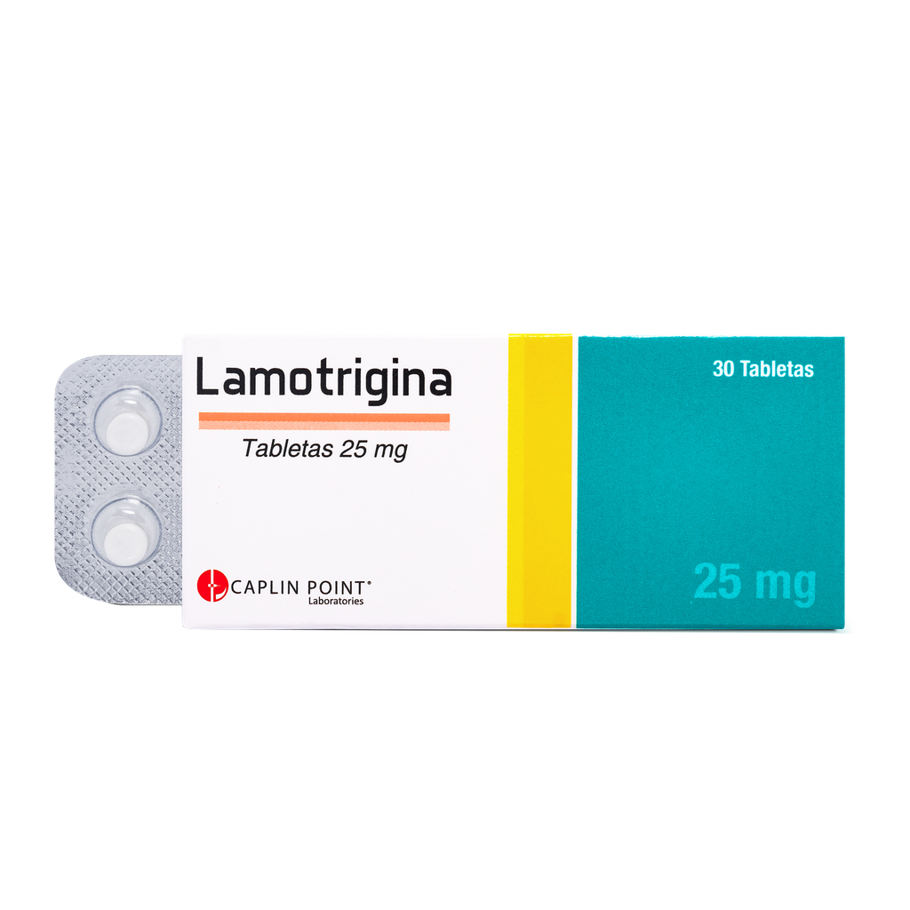 Lamotrigina 25mg Tabletas x 30s Caplin Point Laboratories