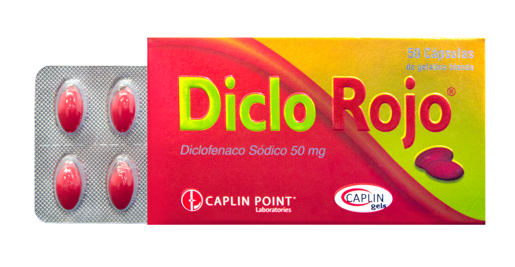 Diclo Rojo Capsulas De Gelatina Blanda CaplinPoint Laboratories Ltd.