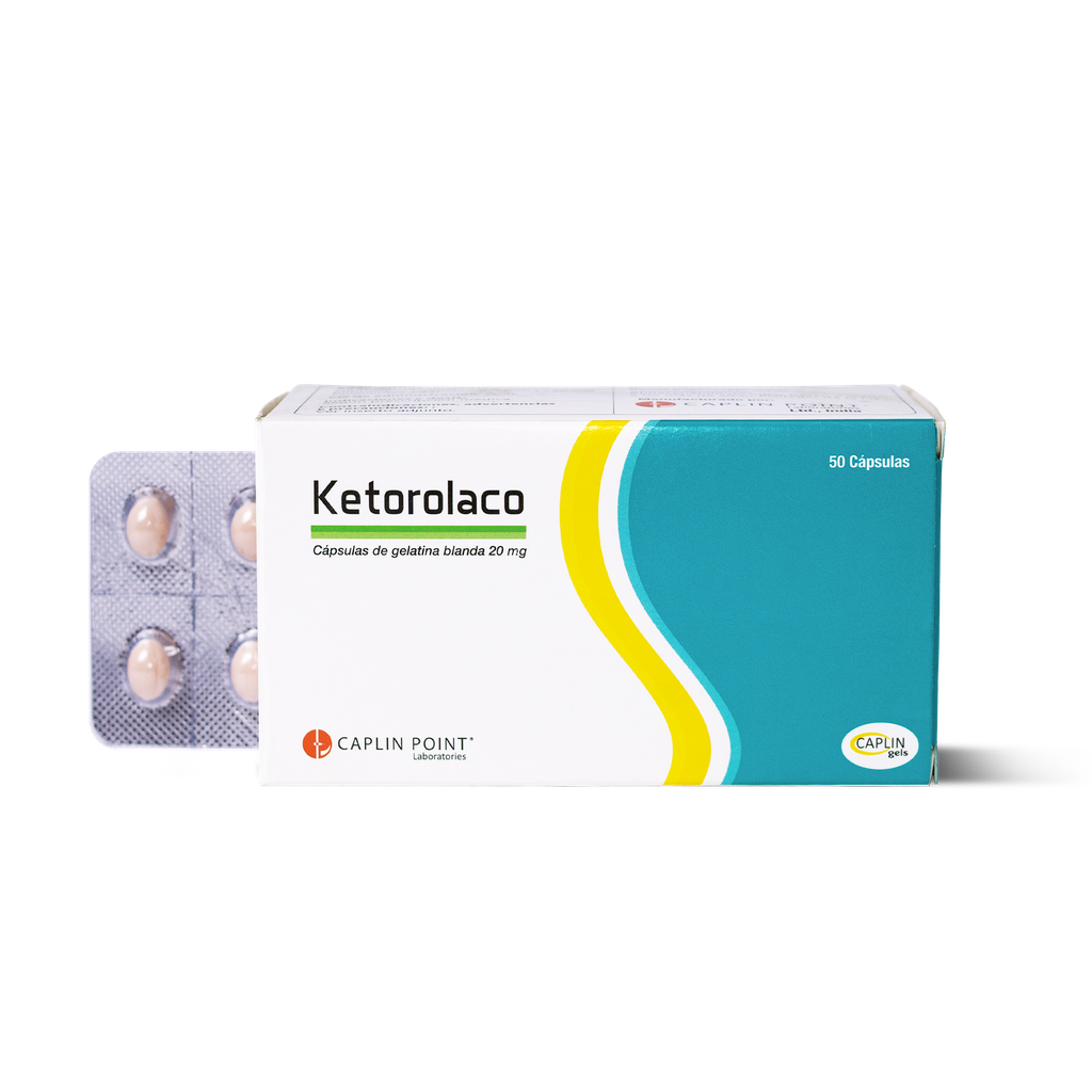 Ketorolaco Trometamina 20 Mg Capsulas De Gelatina Suave Caplin CaplinPoint Laboratories Ltd.