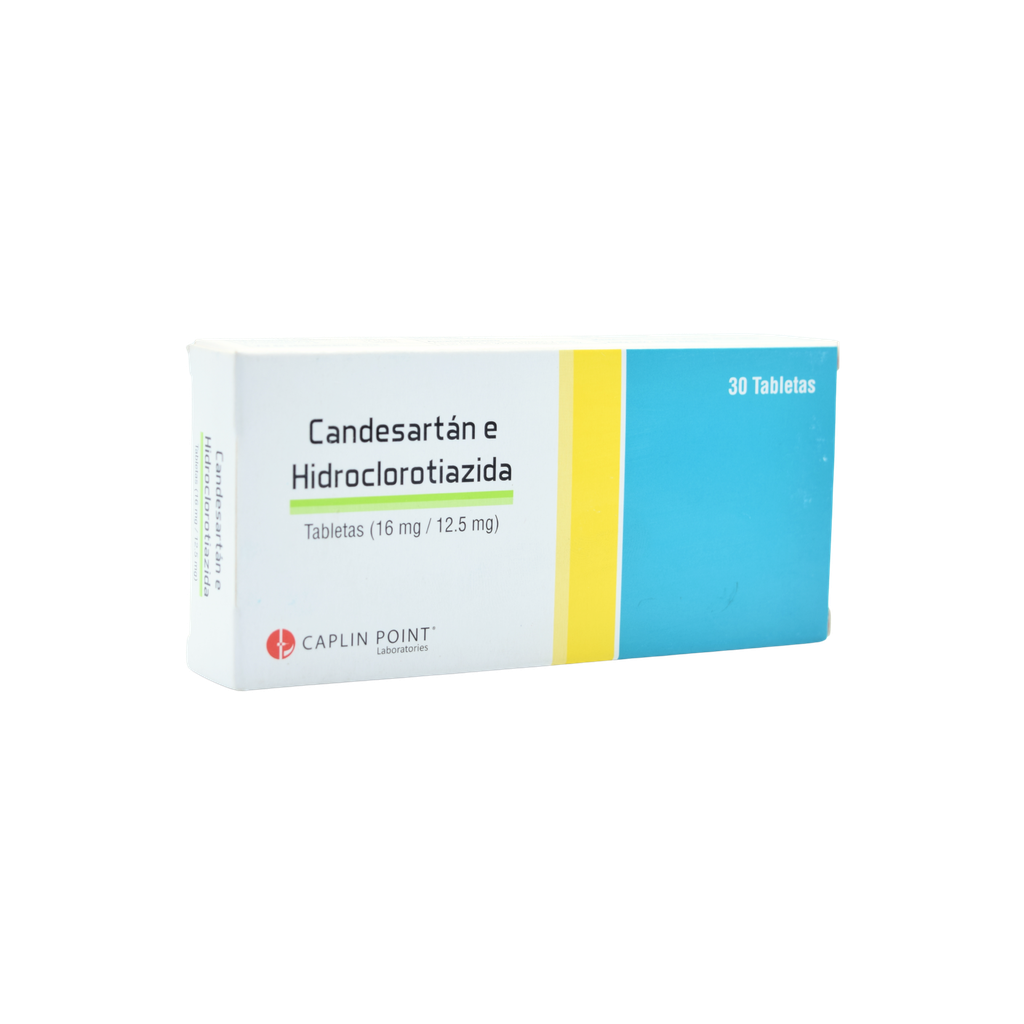 Candesartan 16mg + Hidroclorotiazida 12.5mg Tableta Caplin Point Laboratories