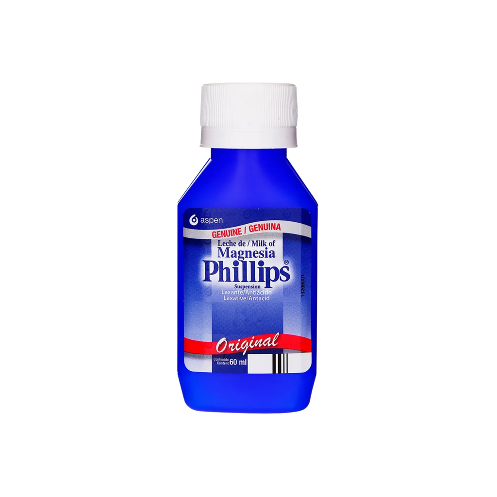 Leche De Magnesia Phillips 60ml 425 Mg 5 Ml Suspension Oral Aspen OTC