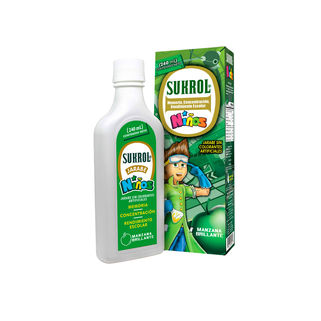 Sukrol Jarabe Manzana 240 Ml. FARMAMEDICA