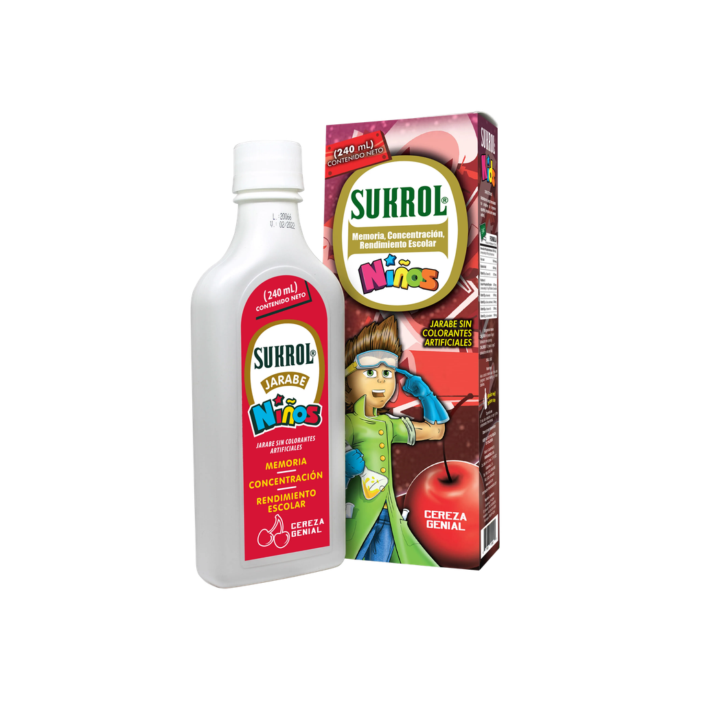 Sukrol Solucion Oral Jarabe De  240Ml. Cereza FARMAMEDICA