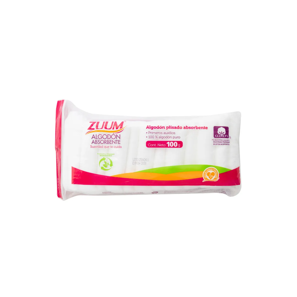 Algodon Absorbente Plizado Zuum 454G Algodón Zuum