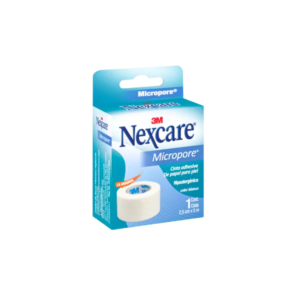 Micropore 1/2" Color Blanco Nexcare 3M