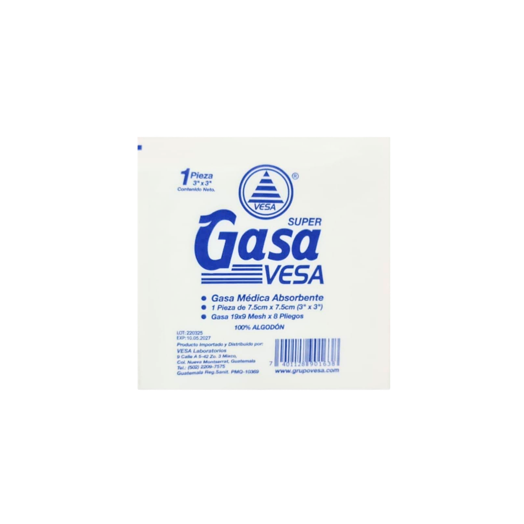 Gasa Vesa 3 X 3 unidad Vesa