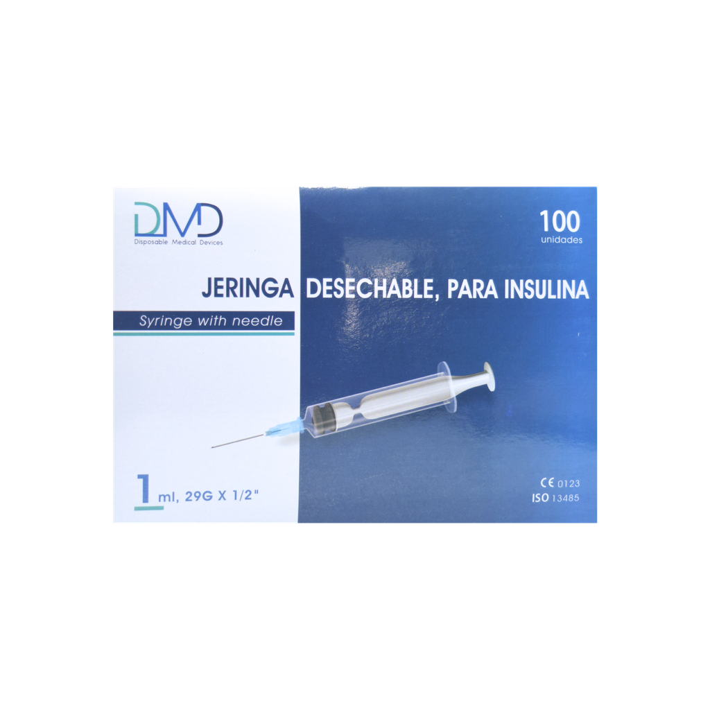 Jeringa 1Ml. 29 *1/2 Insulina Varios