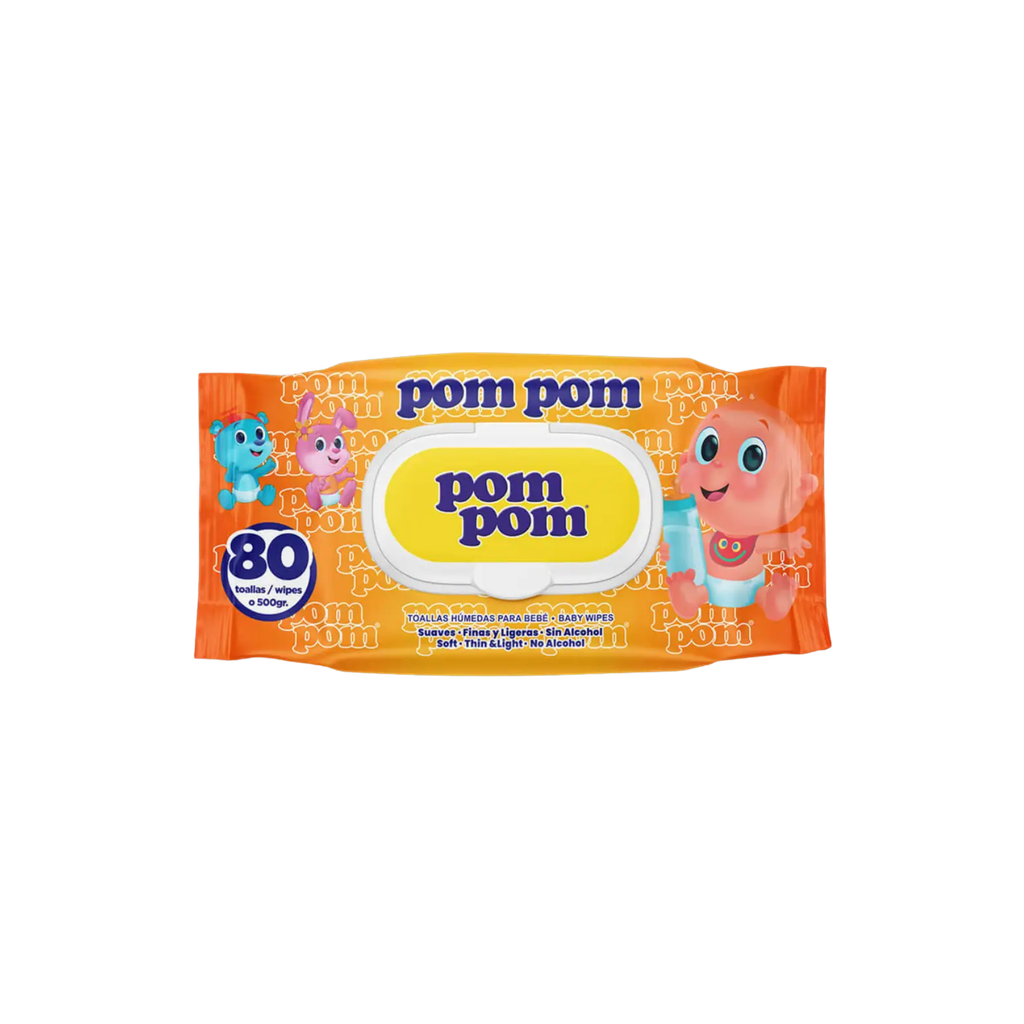 Toallas Humedas Para Bebe Pom Pom X 80 VAPORAL