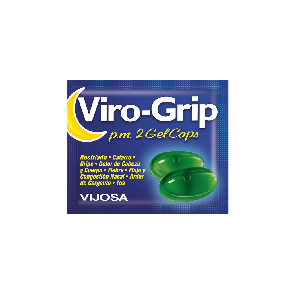 Viro Grip Pm Sobre X 2 Gel Capsulas Vijosa