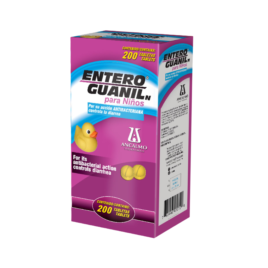 Enteroguanil Niño Tableta Ancalmo