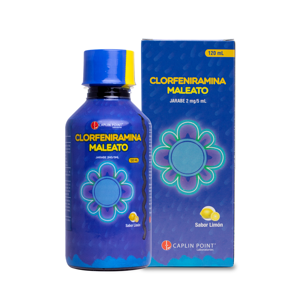 Clorfeniramina maleato 2Mg/5Ml Jarabe 120Ml Caplin Point CaplinPoint Laboratories Ltd.