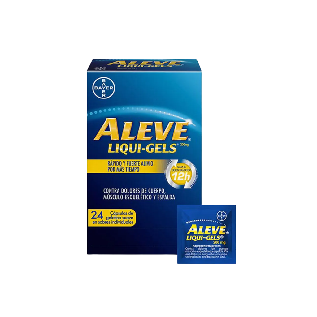 Aleve Liquigels 200 Mg caja x 24 BAYER OTC