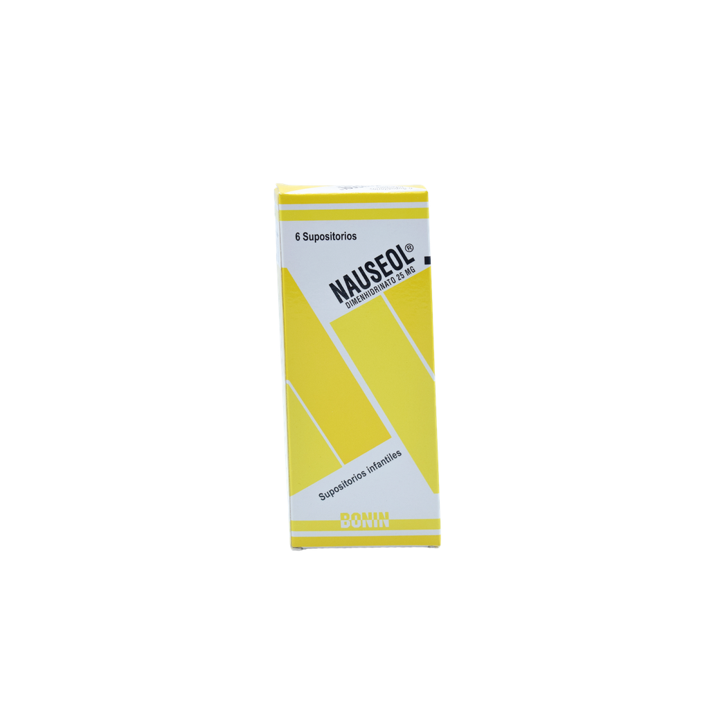 Nauseol 25 Mg Supositorio x Unidad BONIN