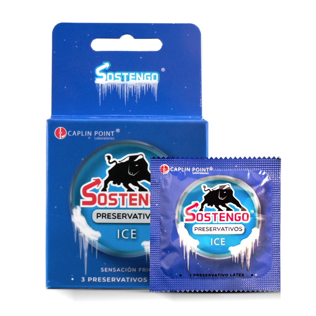 Sostengo ICE Preservativos pack x3 CaplinPoint Laboratories Ltd.