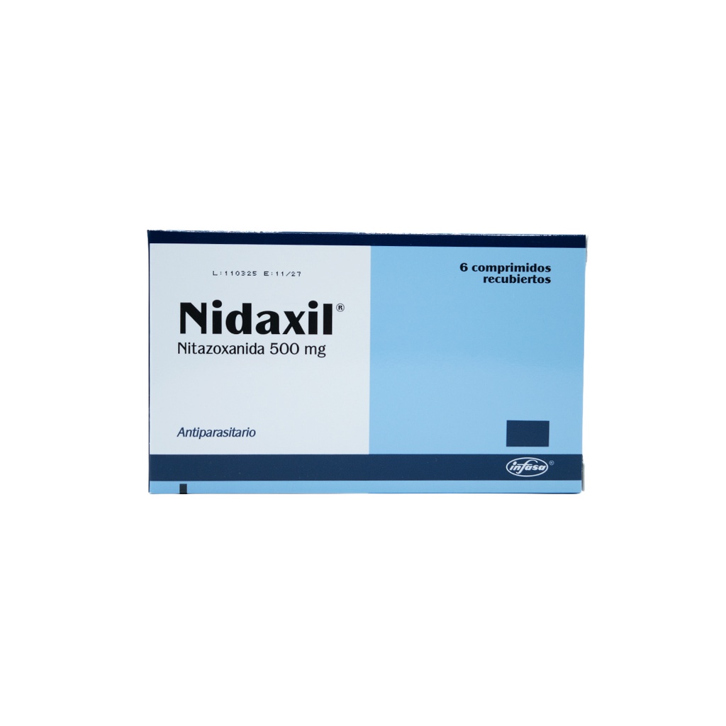 Nidaxil 500 mg x 6 comprimidos INDUSTRIA FARMACEUTICA, S.A.
