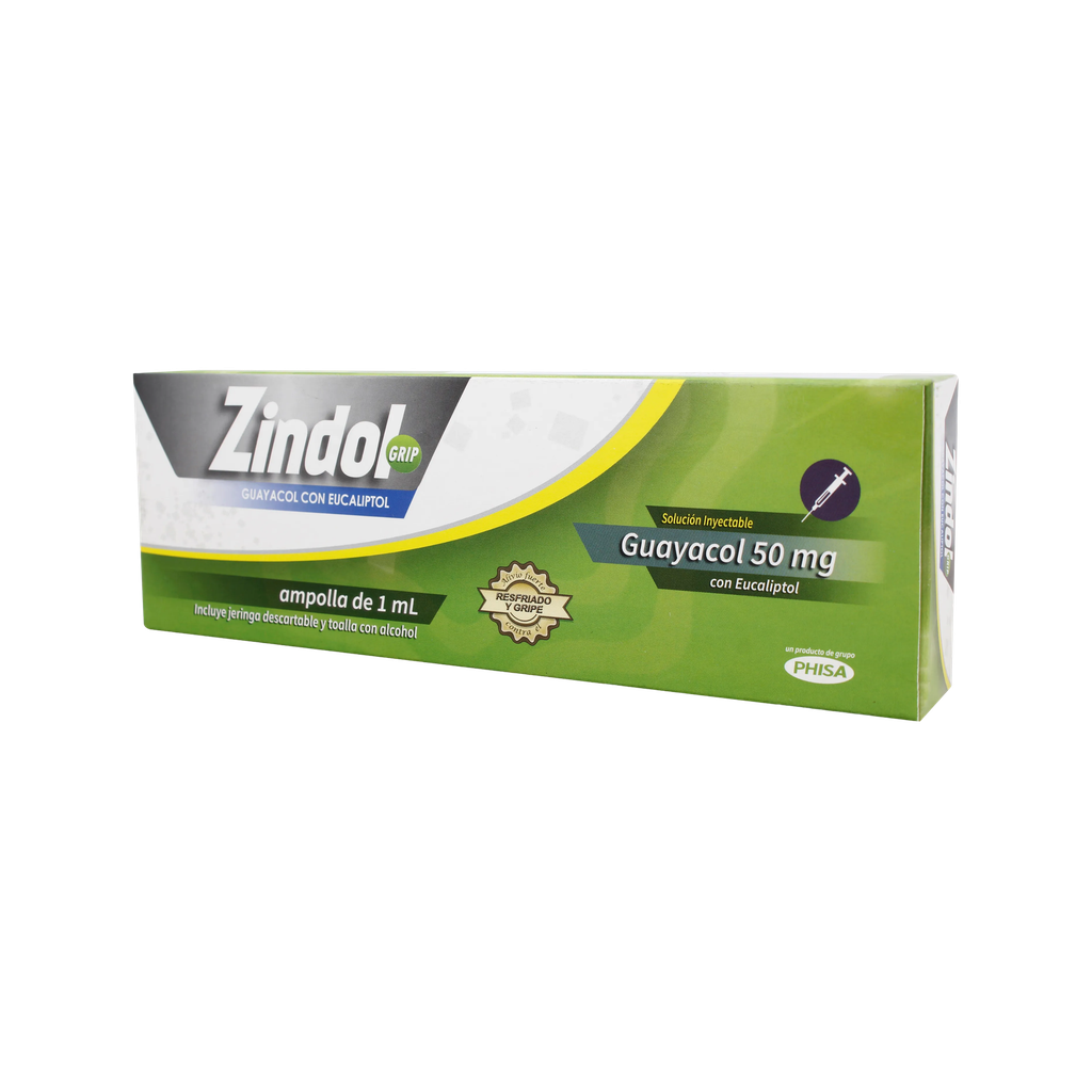 ZINDOL GRIP X 1 AMPOLLA DE - 1 ML LABORATORIO PHISA