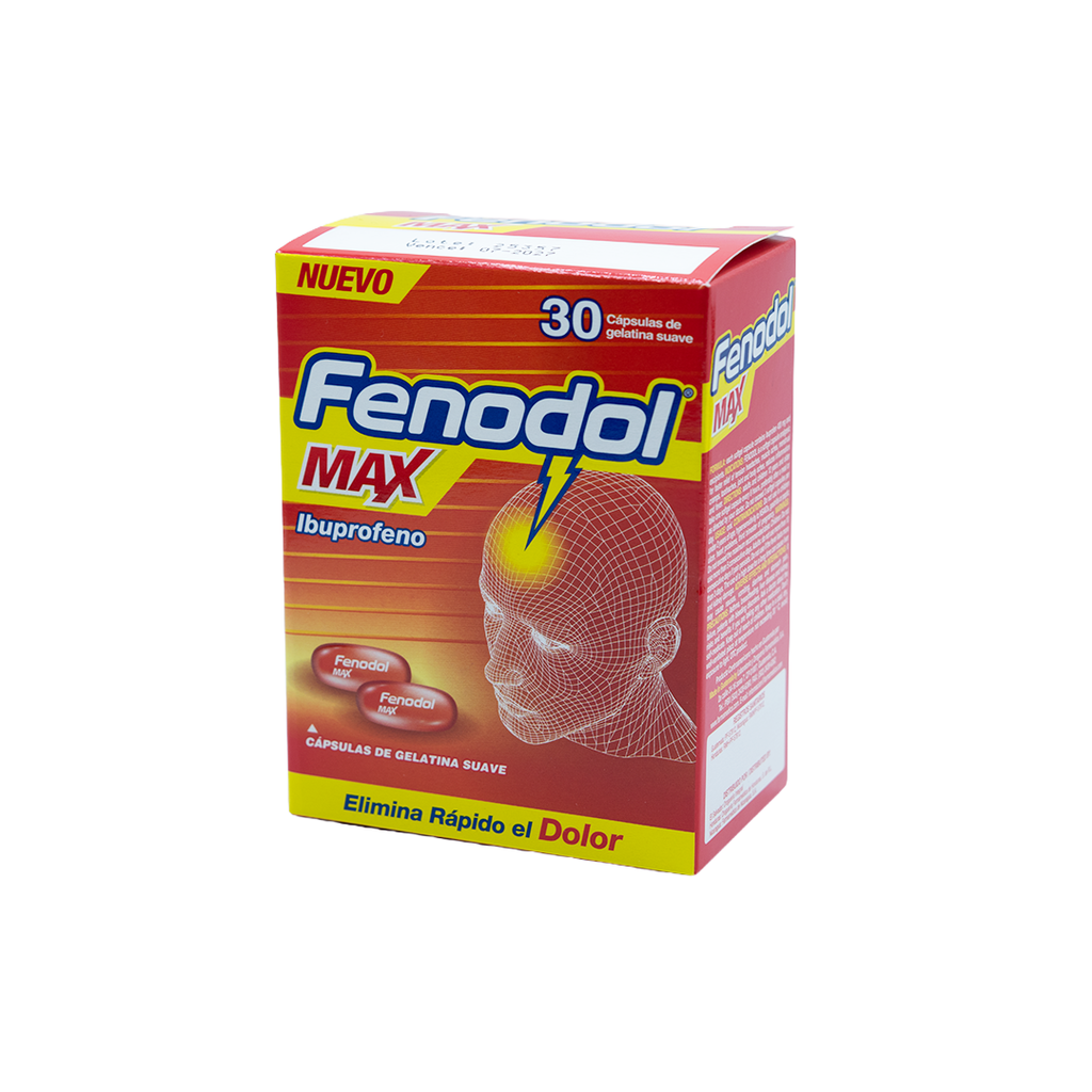 Fenodol max 400mg x 1 CAPSULA (CAJA X 30 CAPS) FARMAMEDICA