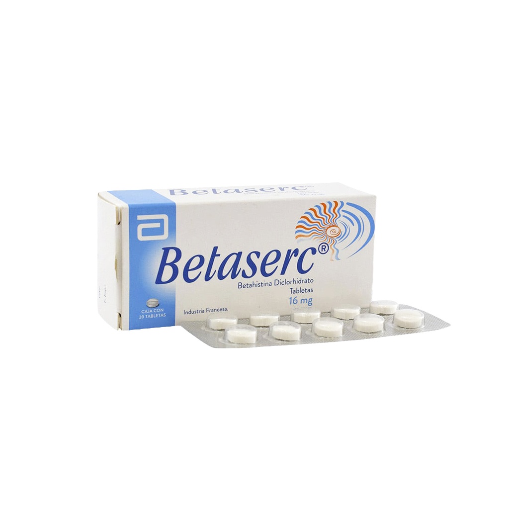 BETASERC 16 MG * 20 COMPRIMIDOS Abbott