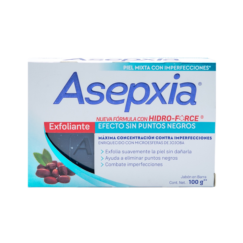 ASEPXIA JABON EXFOLIANTE 100G Genoma Lab