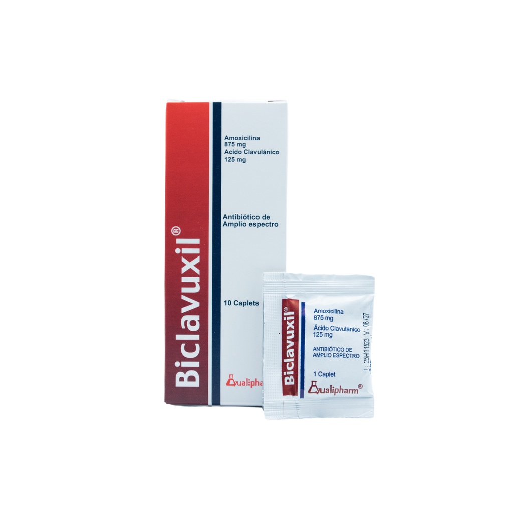BICLAVUXIL 875/125MG. * 10 CAP. Qualipharm