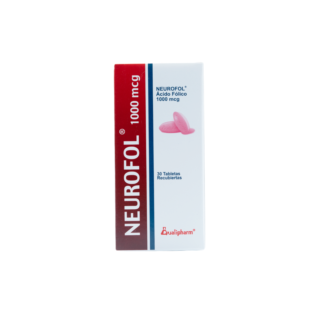 NEUROFOL 1000 MCG. * 30 TABLETAS. Qualipharm