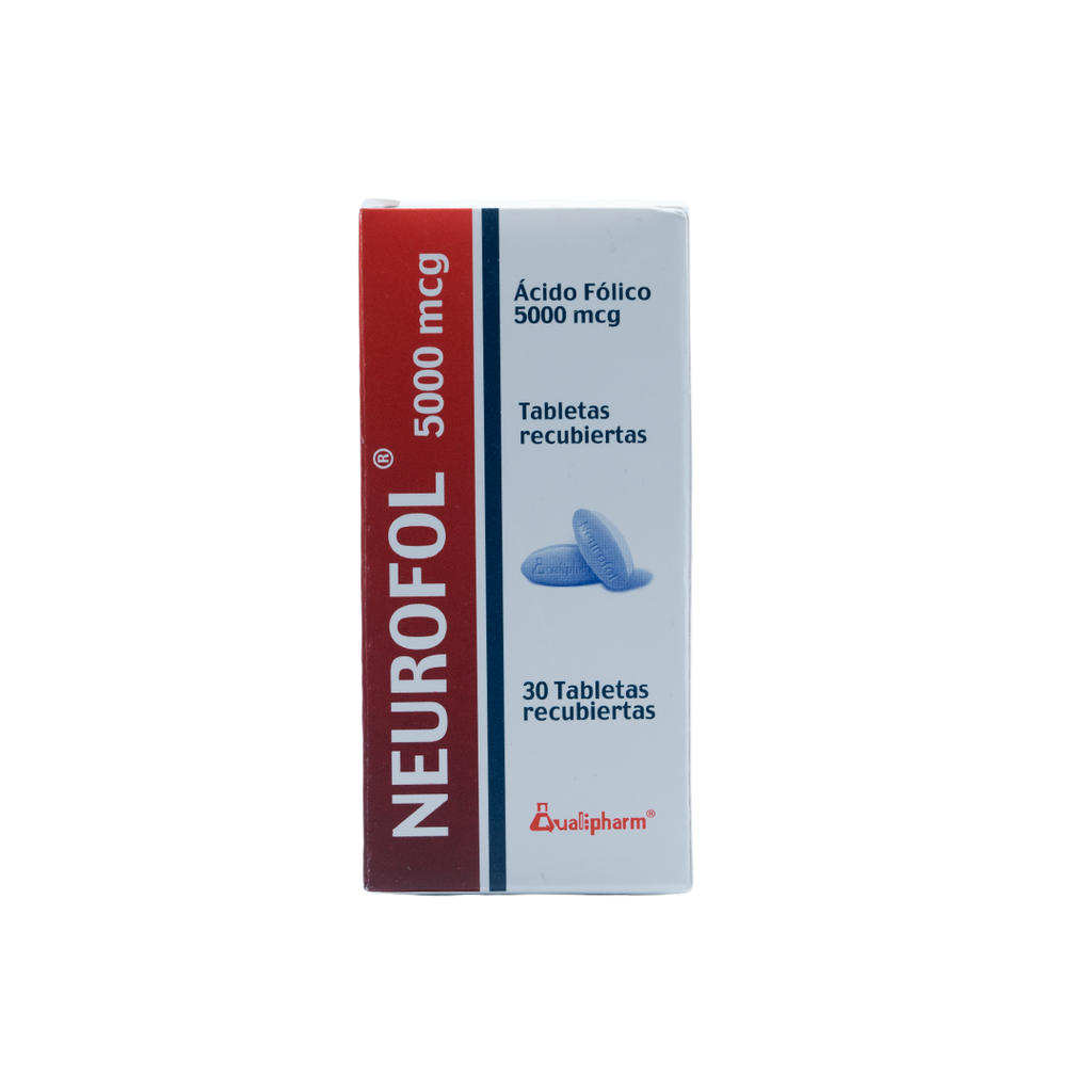 NEUROFOL 5000 MCG. * 30 TABLETAS. Qualipharm