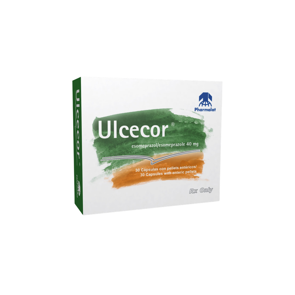 Ulcecor 40mg x 30Caps. Pharmalat