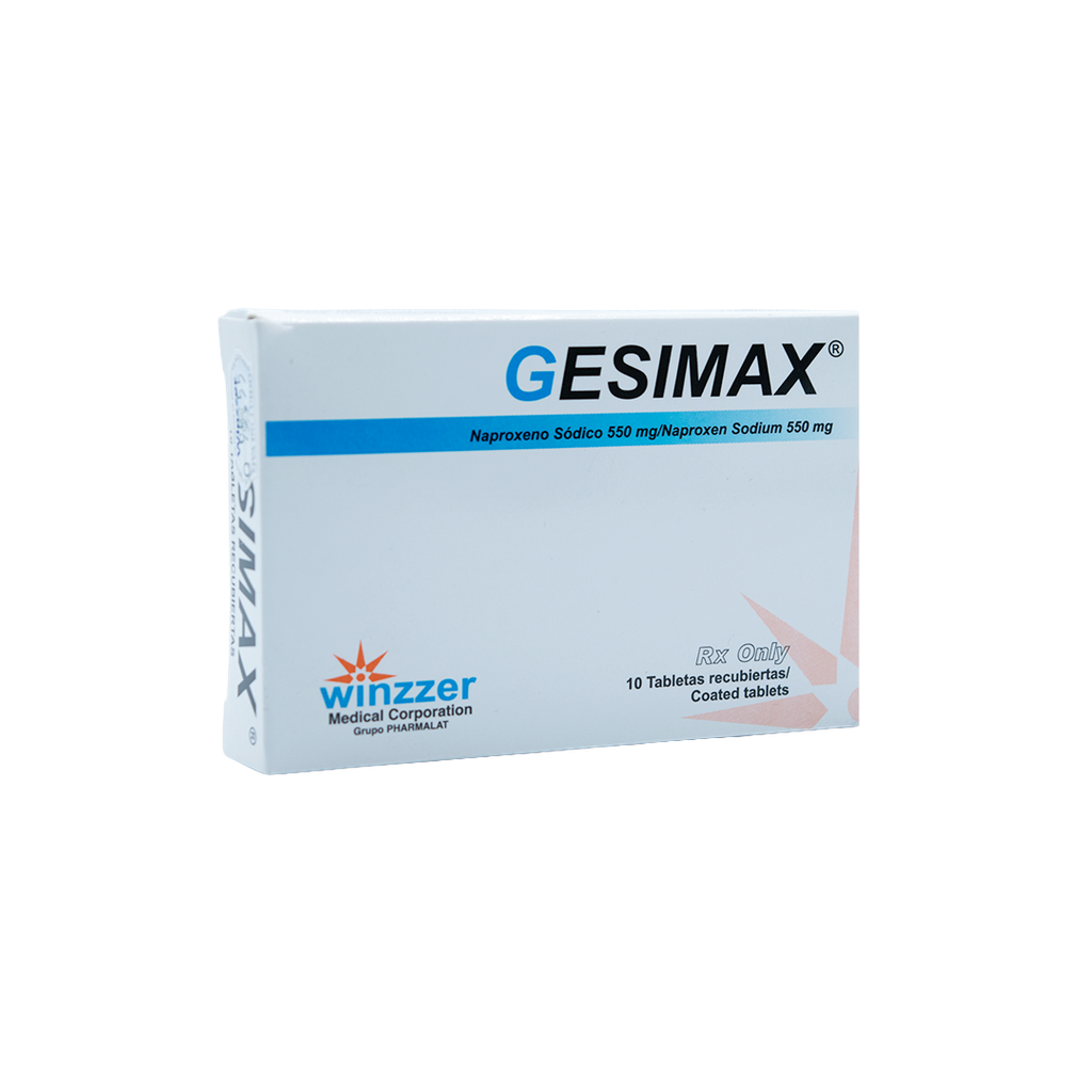 Gesimax 550 mg x 10 Tab (NAPROXENO) WINZZER