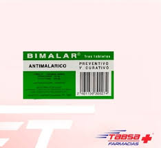 BIMALAR  Tabletas 25-500mg x 3u (antimalarico) EXCEL