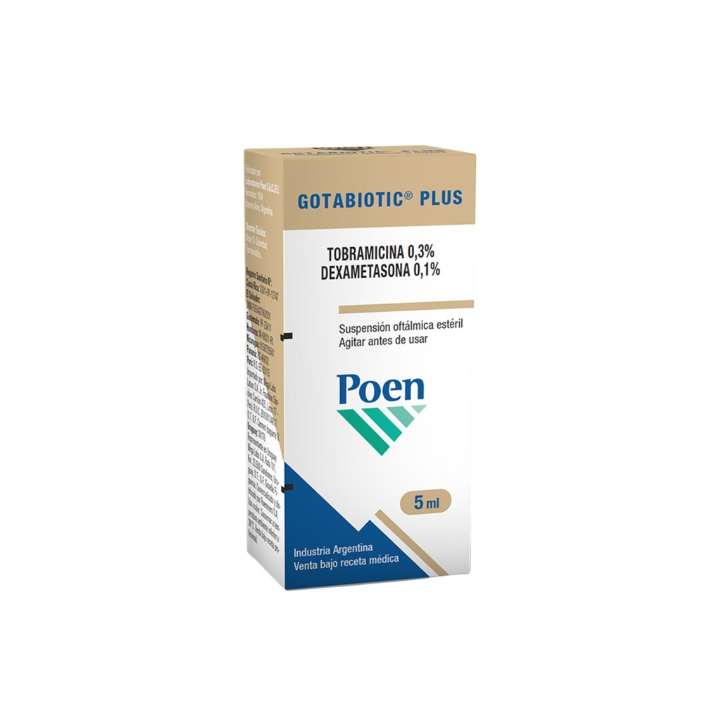 GOTABIOTIC PLUS 5ML SOLUCION OFTALMICA Megalabs