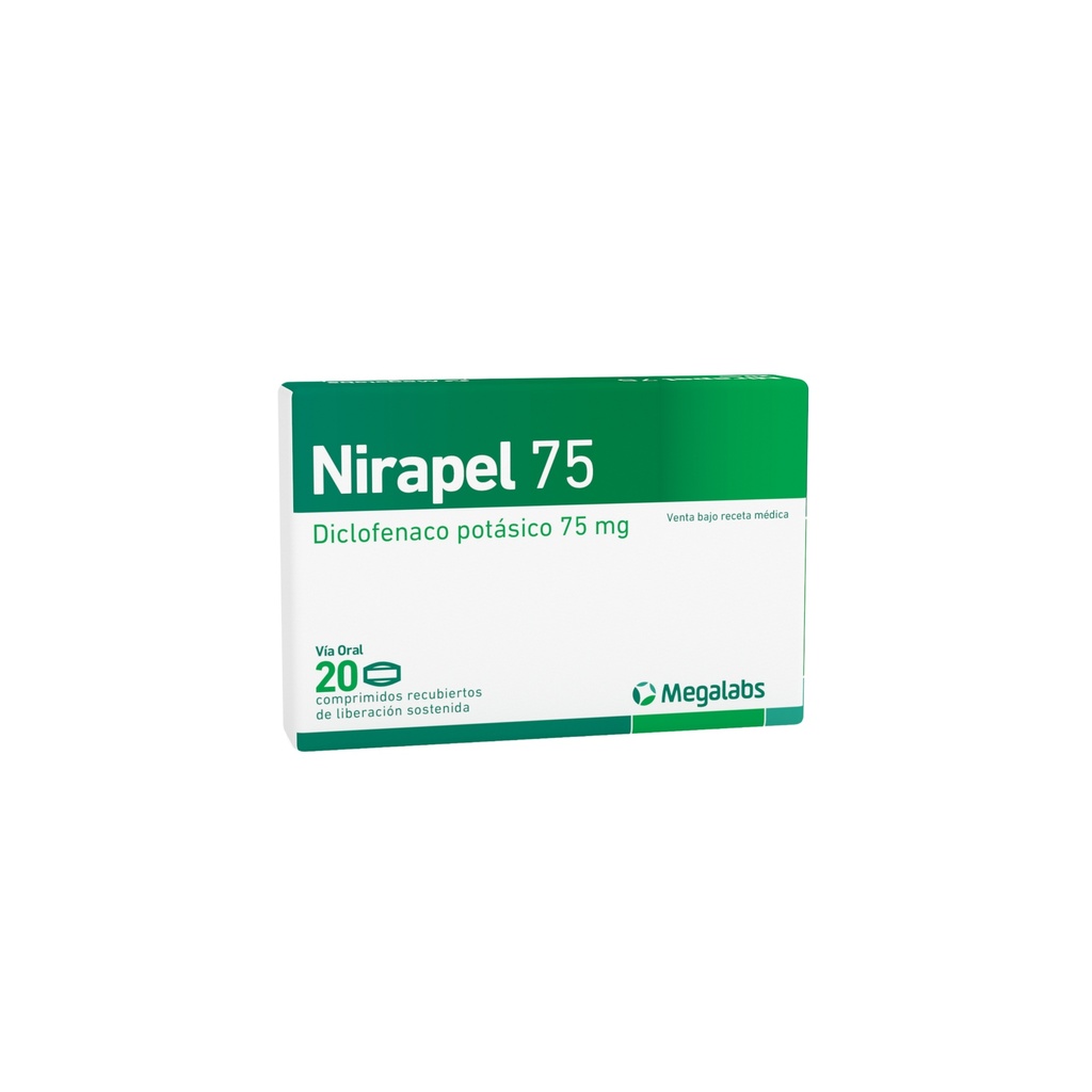 NIRAPEL 75 MG x 20 COMPRIMIDOS Megalabs