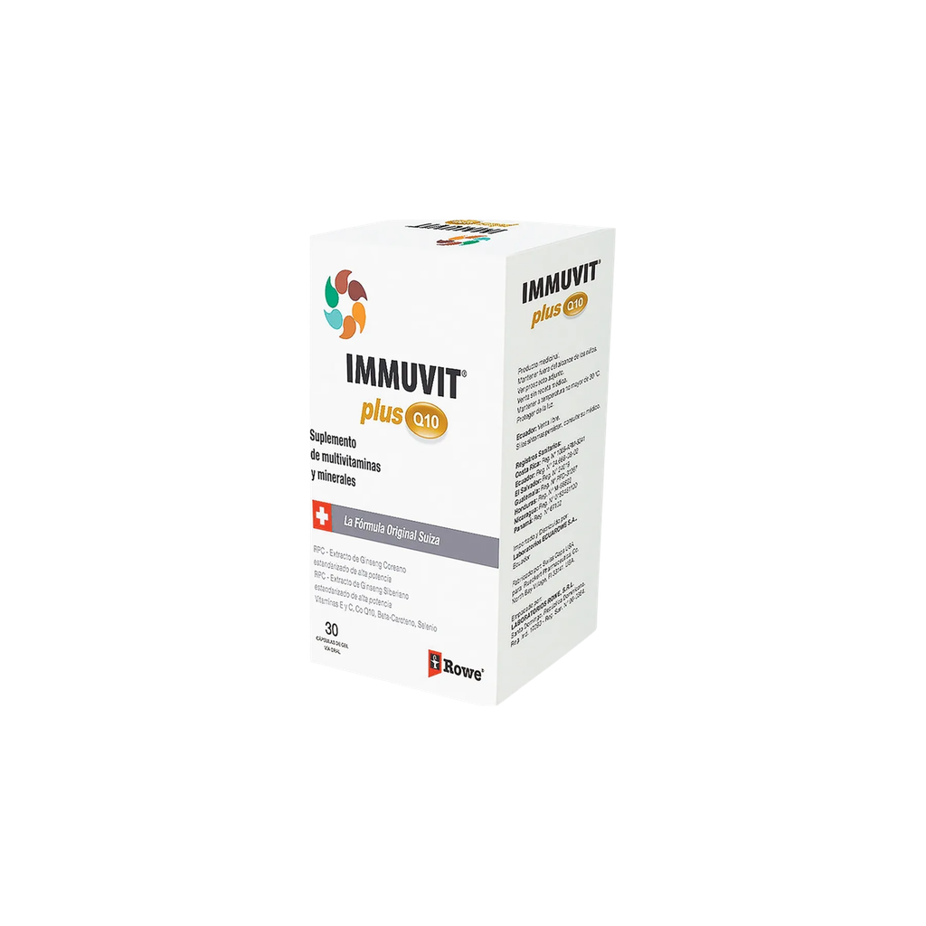 IMMUVIT PLUS Q10 x 30 CAPSULAS Megalabs