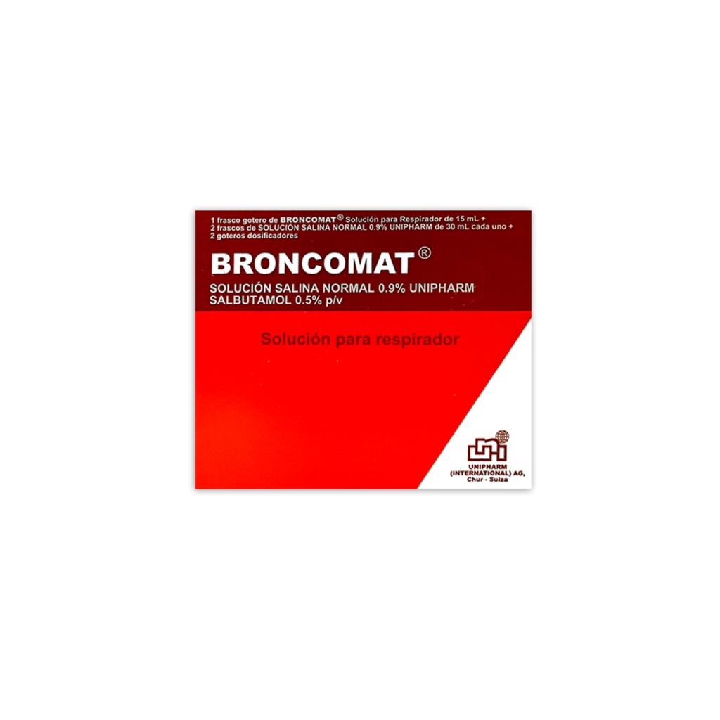 BRONCOMAT SOLUCION P/RESPIRARADOR 15 ML Unipharm