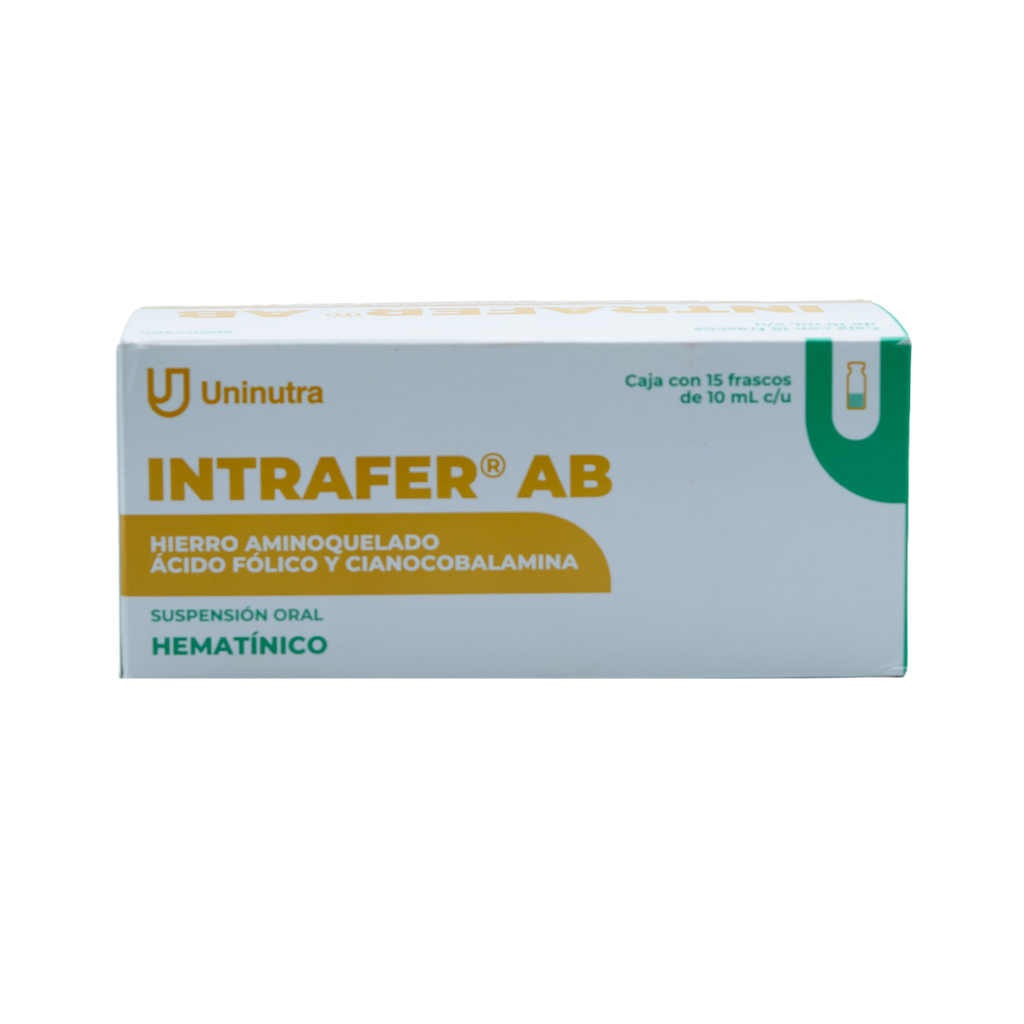 INTRAFER AB 10 ML. 15 VIALES Unipharm