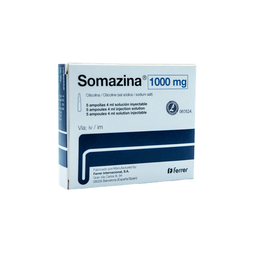 [LB-201-031-N-0009] SOMAZINA 1000 MG/4 ML. x 5 AMPOLLAS FERRER
