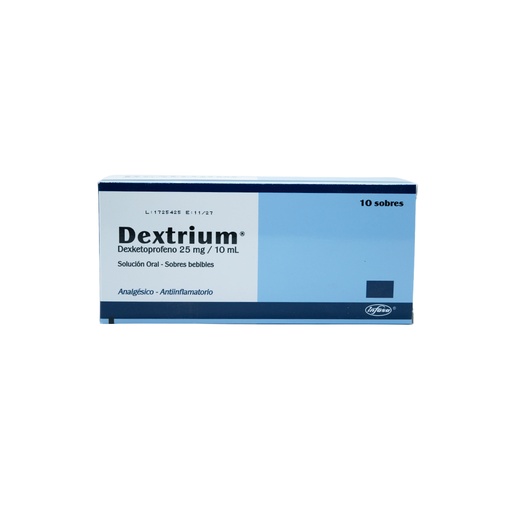 [LB-073-003-N-0344] DEXTRIUM 25MG/10mL DE 10 SOBRES BEBIBLES INDUSTRIA FARMACEUTICA, S.A.
