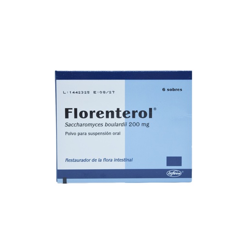 [LB-073-003-N-0354] FLORENTEROL 200MG 6 SOBRES POLVO INDUSTRIA FARMACEUTICA, S.A.