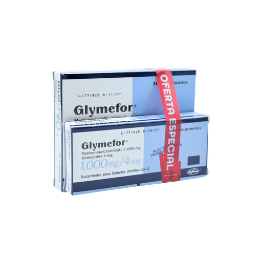 [LB-073-003-N-0367] GLYMEFOR 1,000MG/4MG 30 COMPRIMIDOS INDUSTRIA FARMACEUTICA, S.A.