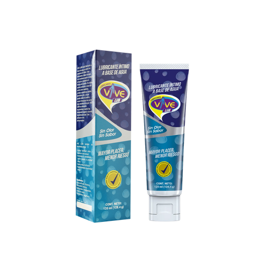 [LB-180-029-N-0001] Lubricante Tubo Vive 120ml S. Natural PASMO
