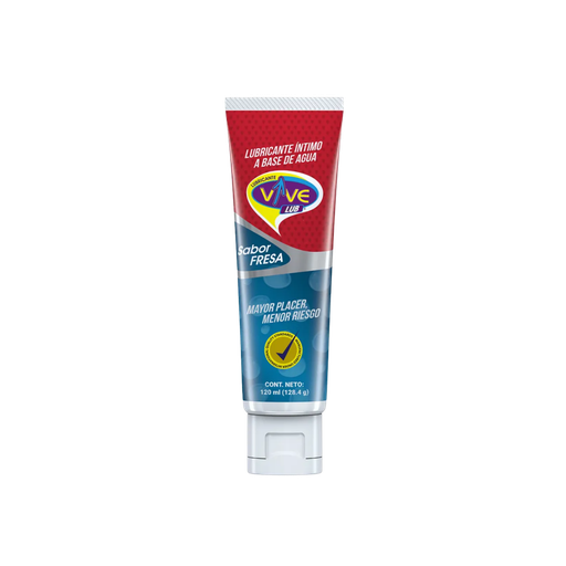 [LB-180-029-N-0002] Lubricante Tubo Vive 120ml S. Fresa PASMO