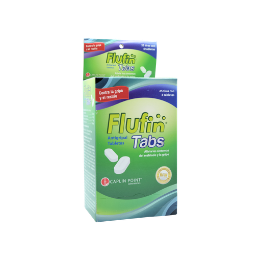 [LB001-001-N-0374] Flufin Antigripal x 4 Tabs Caplin Point Laboratories