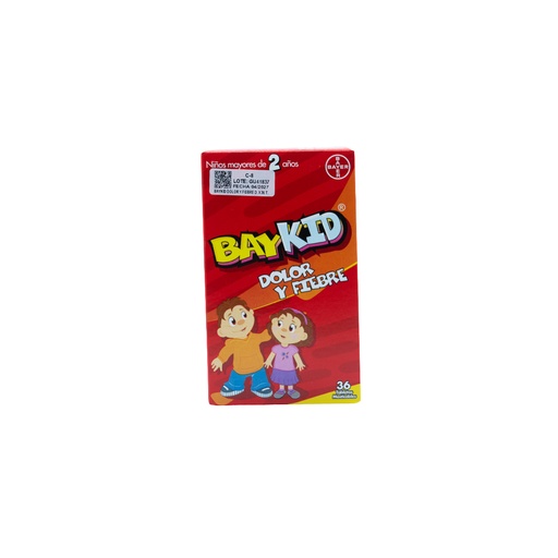 [LB-023-012-N-0016] BAYKID DOLOR Y FIEBRE DISPENSADOR X 36 TAB. BAYER OTC