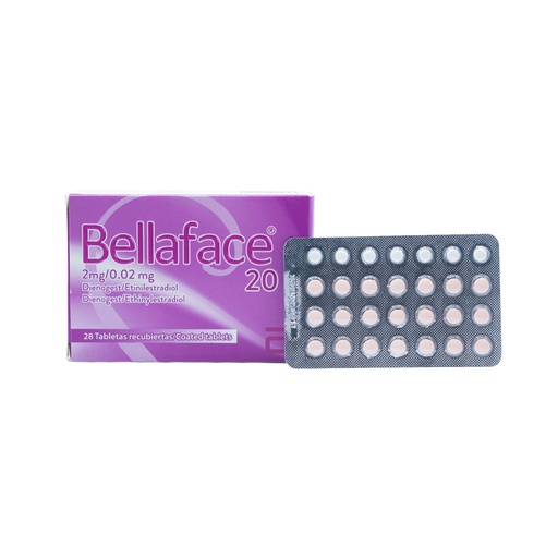 [LB-003-012-N-0008] BELLAFACE 20 CAJA X 28 T REC.(FEM) Abbott