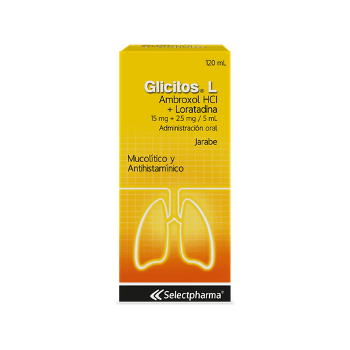 [LB-158-029-N-0008] Glicitos L Jarabe 15 mg / 2.5mg / 5ml Fco. 120 ml SelectPharma